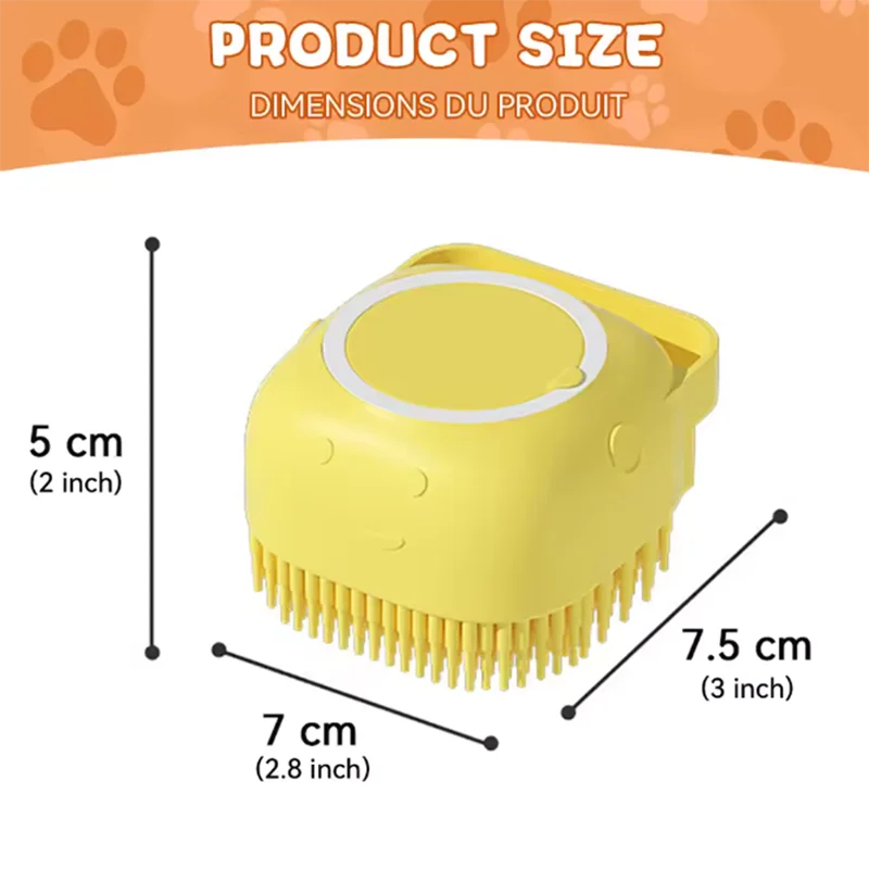 Gentle Silicone Pet Brush